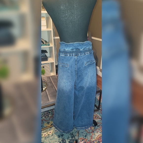 City Chic Denim Culotte Jeans Size 18 - Picture 4 of 5
